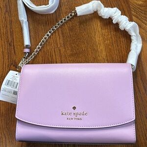 Kate Spade Carson Convertible Chain Crossbody Bag Quartz Pink